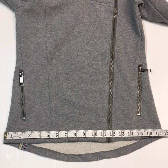 Bench Women’s Light Gray Shawl Collar Zip Up Sweater. Sz S - Picture 14 of 14